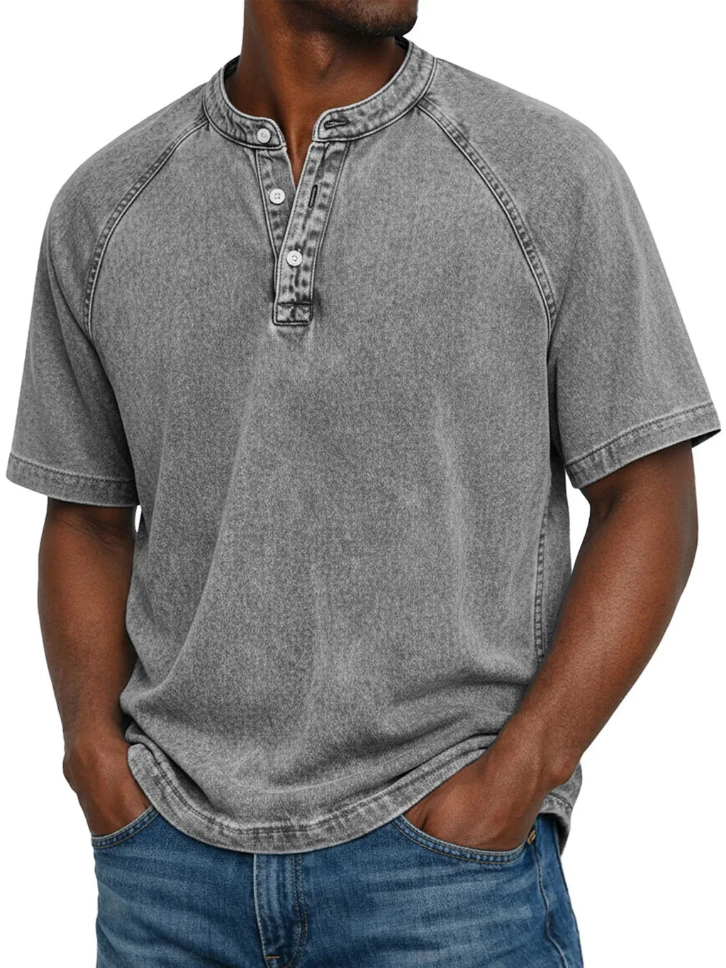 Daniel | Camisa vintage abotonada para hombre