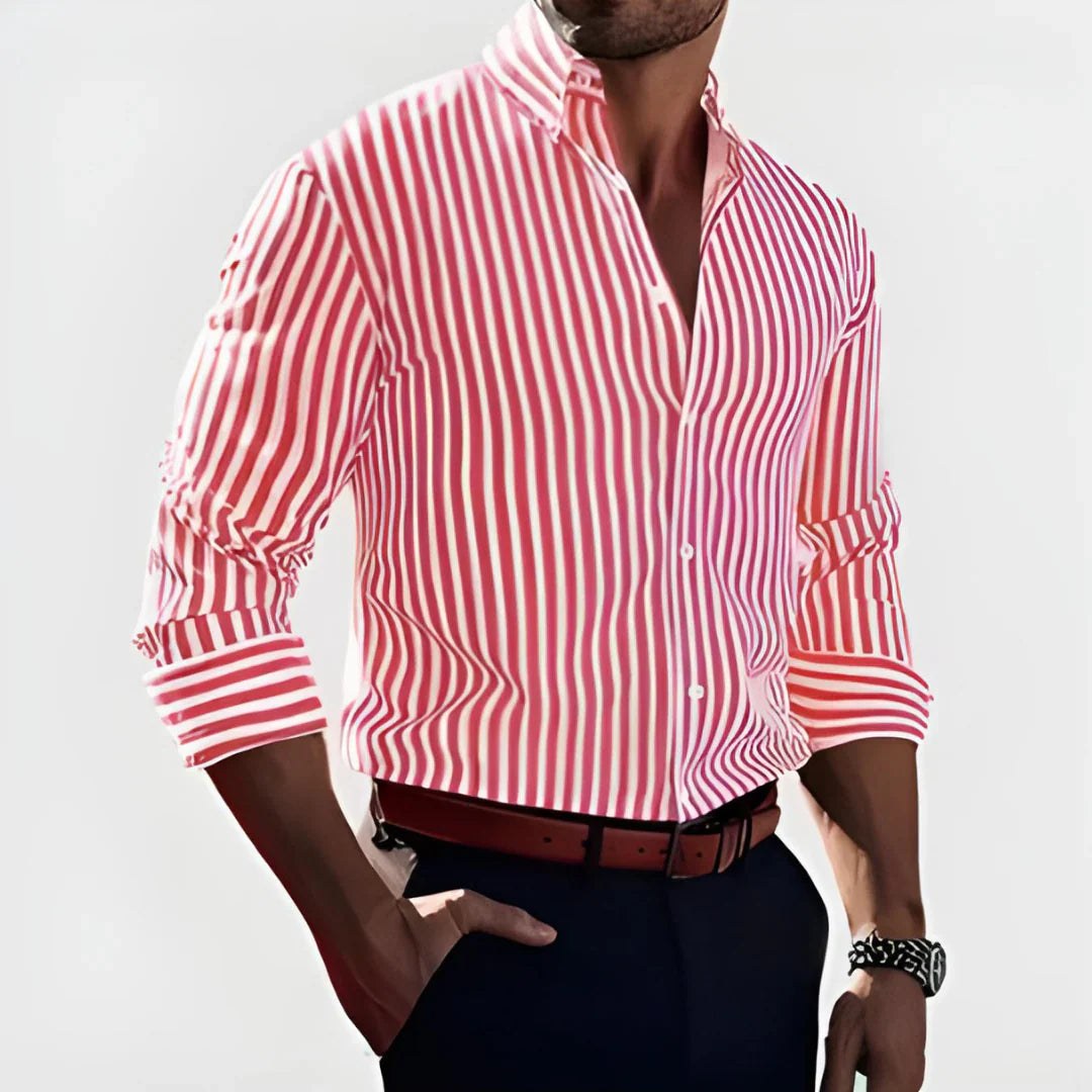 Lorenzo │ Camisa Elegante de Rayas