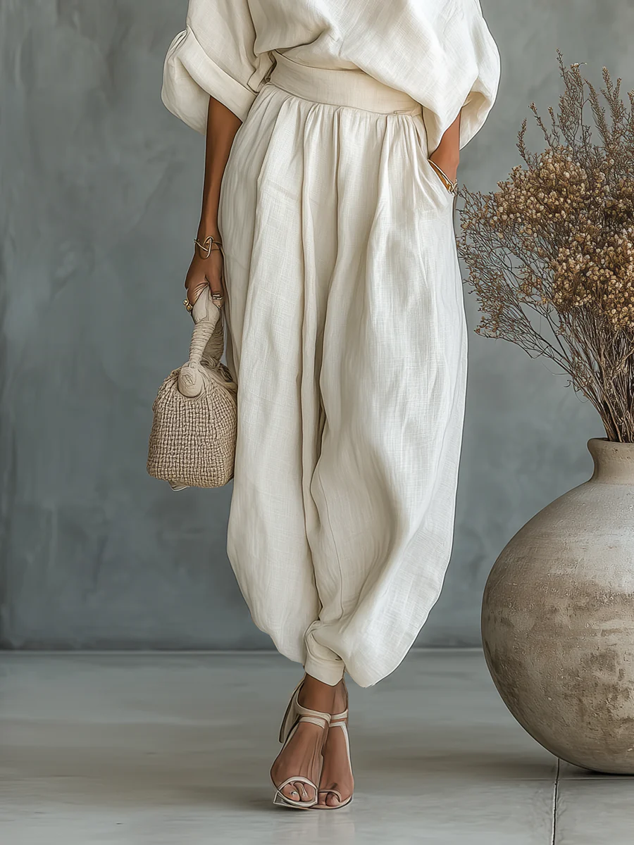 Eleonora | Conjunto Elegante de Dos Piezas con Un Solo Hombro