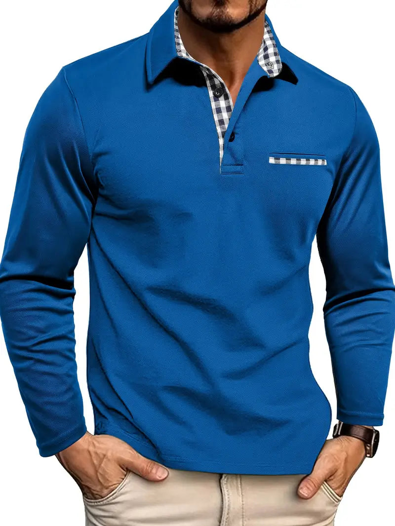 Gernan | Polo para hombre de manga larga