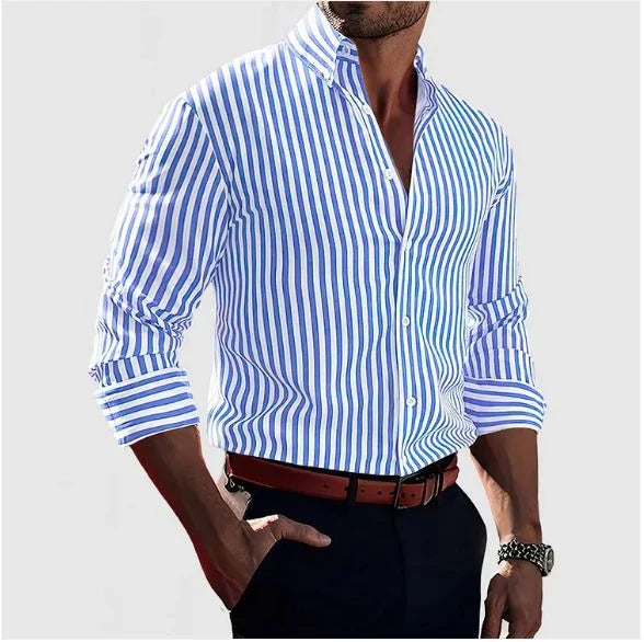 Lorenzo │ Camisa Elegante de Rayas