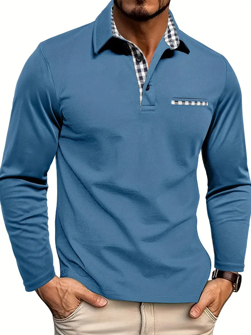 Gernan | Polo para hombre de manga larga