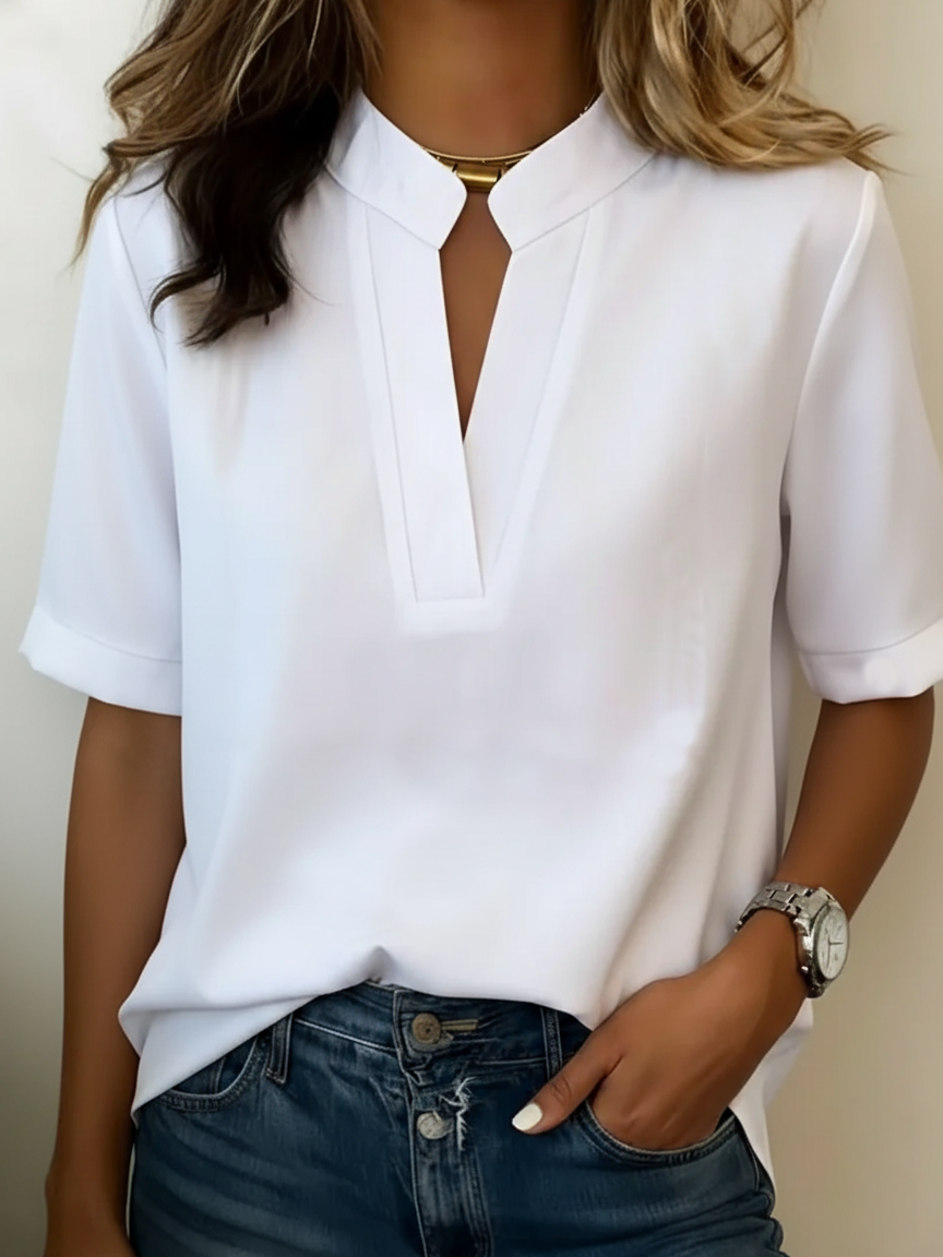 Lunvessa | Camisa Relaxed de Manga Corta