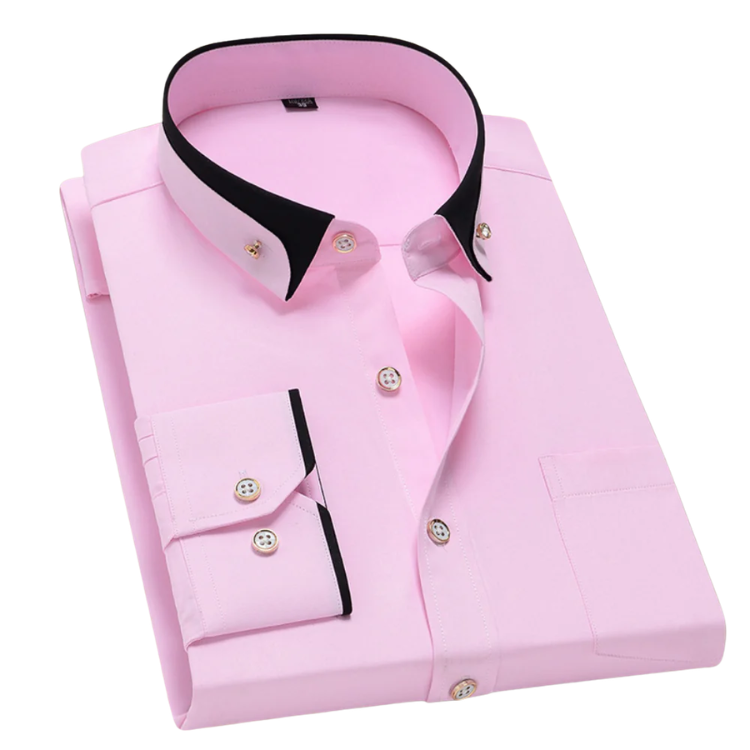 Albert: Camisa Clásica Con Mangas Largas