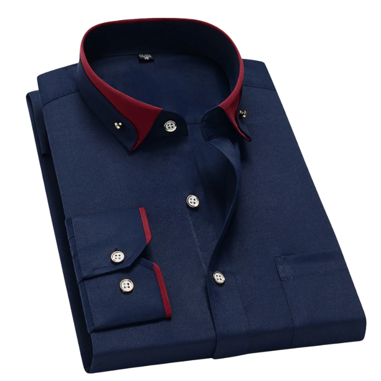 Albert: Camisa Clásica Con Mangas Largas