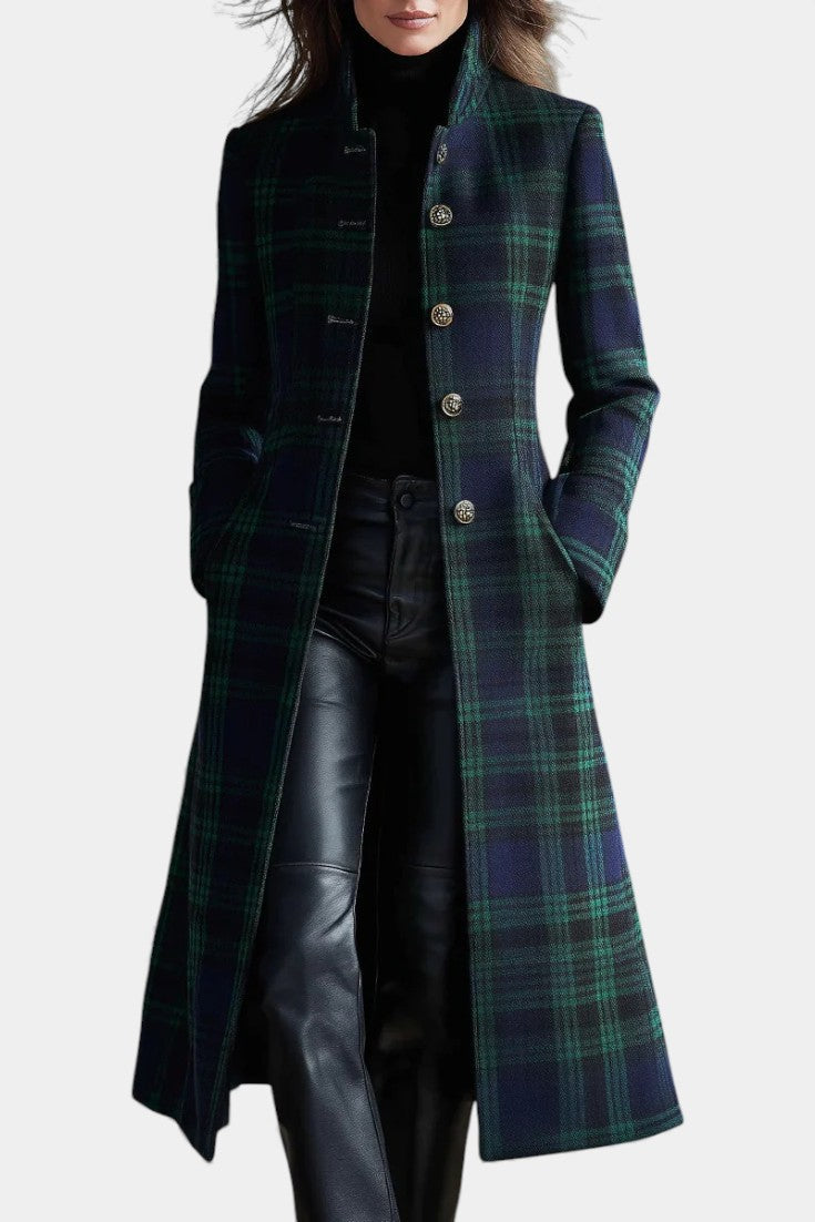Nordave™ Milton Bicolor Check Midi Coat