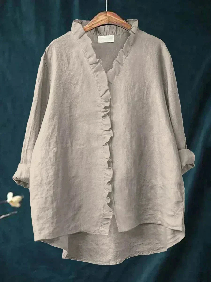 Eline | Elegante Blusa de Verano de Lino