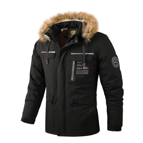 Chaqueta con capucha forrada de polar Summit