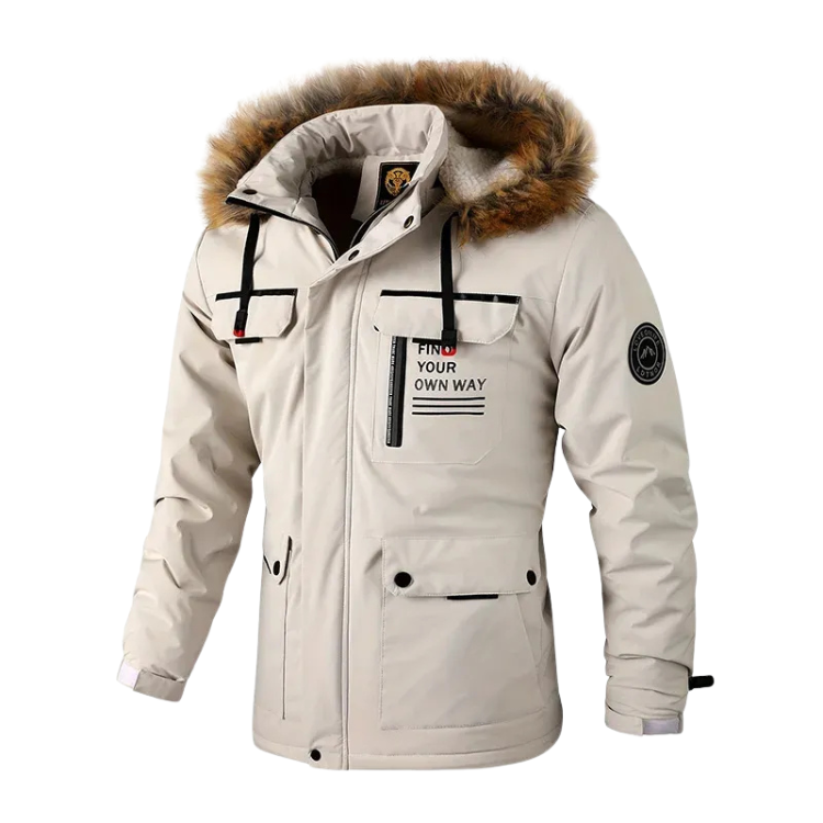 Chaqueta con capucha forrada de polar Summit
